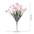 thumbnail image 3 of Ramo artificial de orquídeas de primavera con follaje para bodas, decoración del hogar y centros de mesa para eventos: tallos florales de plástico de aspecto realista para jarrones, mesas o arreglos, 3 of 6