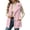 Pink(Ladies Vests), variant on LUVDA Fleece Lapel Vest for Women - Button Up Sleeveless Warm Jacket with Pockets for Casual Outdoor Fall Winter Layering
