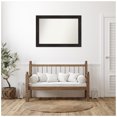 thumbnail image 2 of Amanti Art Custom Framed Wall and Bathroom Mirror (31.75 x 45.75 in.), Furniture Espresso Frame, 2 of 7