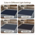 thumbnail image 7 of ODIKA 5'x7' Washable Area Rug Non-Slip, Chair-Friendly Modern Farmhouse Bordered Check With Clean Band Corners Solid Flowing Dynamic for Dining Room, Under Table, Home Office, 7 of 7