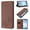 Brown, variant on Phone Case for Tecno Spark 50 5G, PU Leather Case with RFID Block Card Slots Stand Magnetic Flip Wallet Cover for Tecno Spark 50 5G, Orange