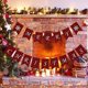 thumbnail image 2 of Feliz Navidad Burlap Banner Dos Banderas de Copo de Nieve Feliz Navidad Banner Decoración Afortunado Sencillez, 2 of 5