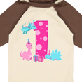 thumbnail image 4 of Inktastic Dinosaur Party-first Birthday Girls Long Sleeve Baby Bodysuit, 4 of 5