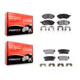 thumbnail image 1 of Positive Plus Front Rear Semi-Metallic Brake Pads Kit for Car Hyundai Sonata Kia Optima Magentis KPF-100334, 1 of 8