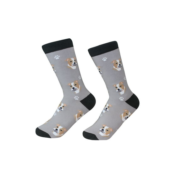 Pitbull Dog Breed Socks Unisex Sock Daddy by E&S Pets