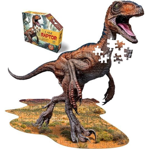 Madd Capp: I AM Raptor - 100 piece shaped jigsaw puzzle