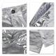 thumbnail image 3 of Pantalones de hombre Pantalones casuales de cintura media con bronceado brillante plateado Fibra de poliéster (Poliéster), plateado XL TUNC Sencillez, 3 of 3