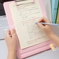 thumbnail image 2 of kurtrusly Storage Bag Writing Clipboard Paper Organizer Simple Style Exquisite Long-lasting Student Accessories Practical Yellow, 2 of 9