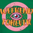 thumbnail image 3 of CafePress - Retro 80S Weekend Forever T Shirt - Women's Traditional Fit Dark T-Shirt, 3 of 4