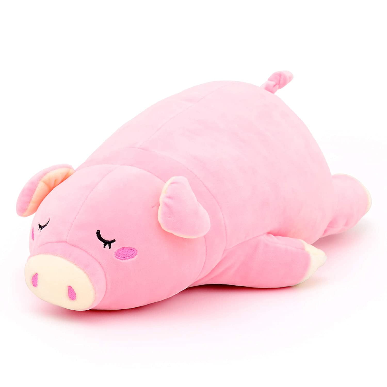 Kids Pillows Pig Stuffed Animal Plush Pillow Pink 16 Inches