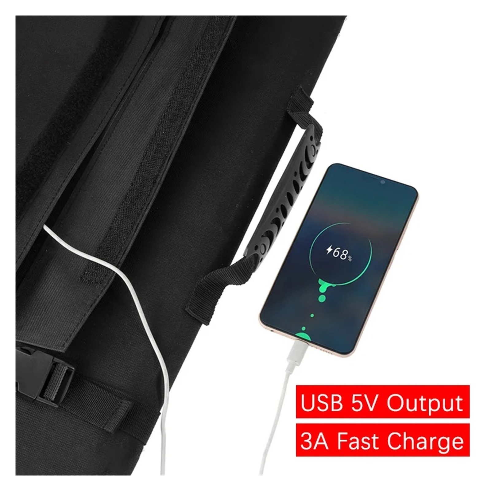 Folding solar panels 18V 400W Solar Panel USB Output Single Crystal Waterproof Solar Cell Foldable Pack 30/60A Controller
--------
Solar charger