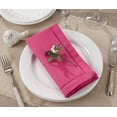 thumbnail image 5 of SARO 6313.FU20S Serviette de Table Classique 20 Po. Bordure Ourlet Fuchsia - Ensemble de 12, 5 of 5