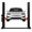 110V, variant on HPDMC 10,000 lb Two-Post Car Lift, Baseplate Automotive Lift with 3 HP Hydraulic Power Unit, 110V, Adjustable Arms