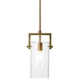 thumbnail image 6 of Jamie Young Co Cambrai 1-Light Metal & Glass Small Pendant in Brass/Clear, 6 of 7