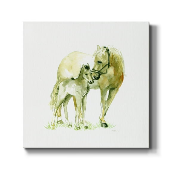 Horse & Colt-Premium Gallery Wrapped Canvas - Ready to Hang