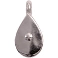 thumbnail image 2 of Secureline Item# 7088-6P, Pulley Rigid Eye, Single 1-1/2 inch Diameter Sheave, Nickel Plated, 1 Each, 2 of 5