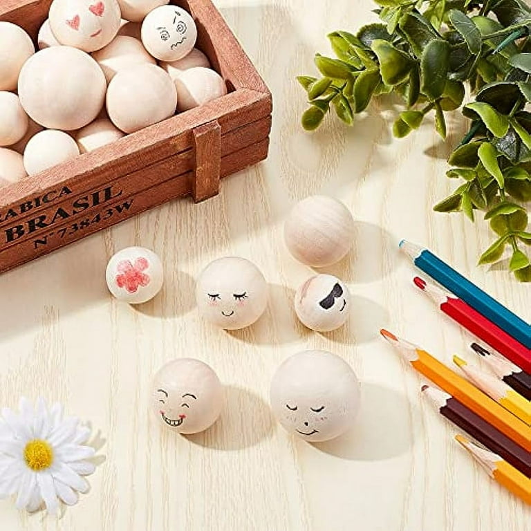 10-50mm Unfinished Natural Wooden Round Ball Wood Craft Balls Wooden Spheres  Round Wood Balls For Diy Crafts Christmas Decor - Wood Diy Crafts -  AliExpress