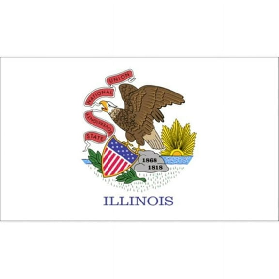 Integrity Flags Illinois State Flag 36 x 60 ()