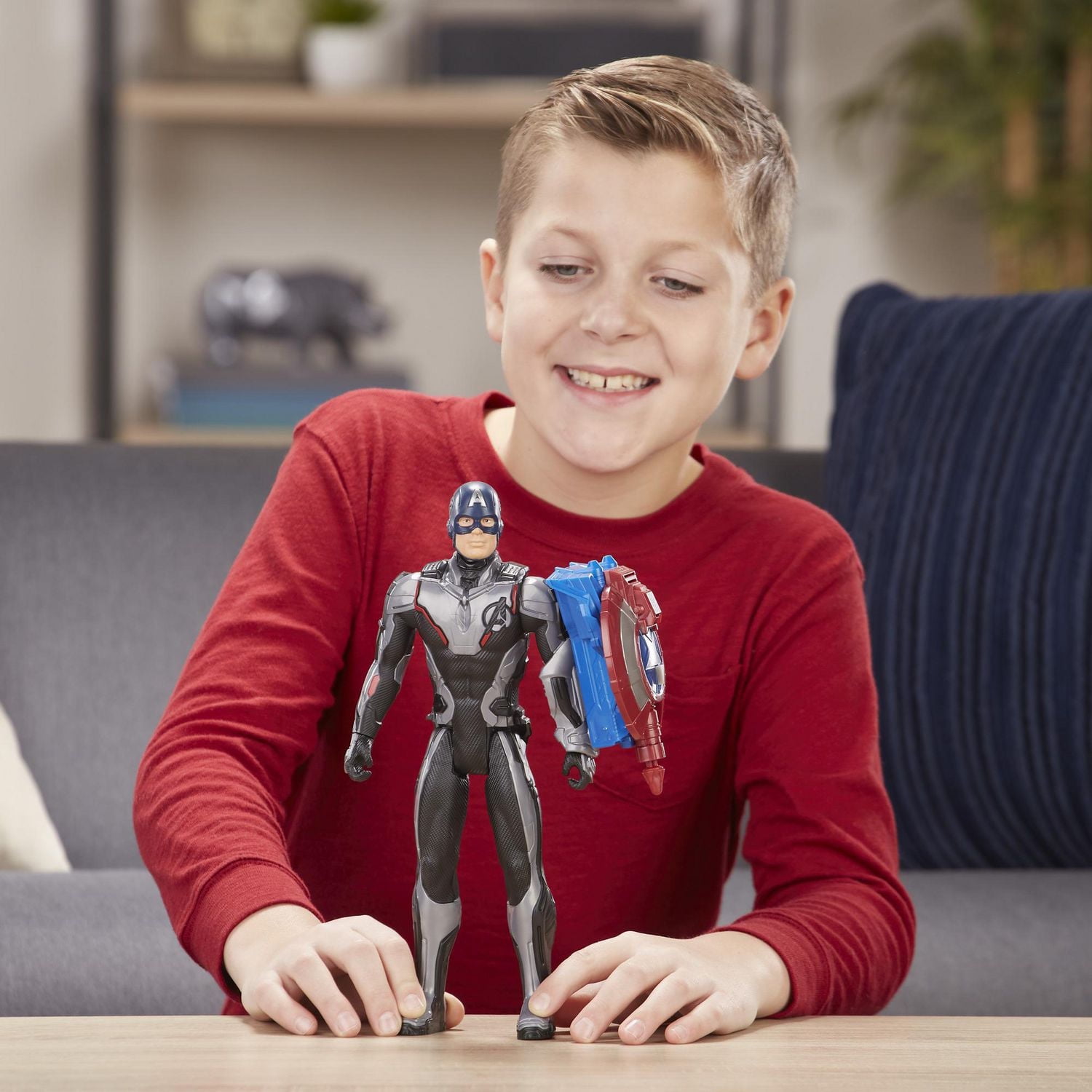 Marvel Avengers: Endgame Titan Hero Power FX Captain America (French)