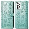 thumbnail image 4 of Funda Cartera FOXDOCK para Samsung Galaxy A53 5G , Flip PU con Relieve de Gatos y Perros, Tarjetero y Soporte, 4 of 6