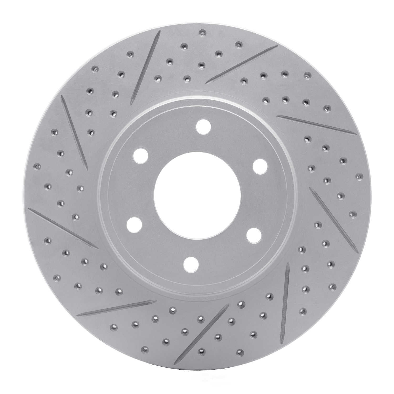 Dynamic Friction Company 830-47069L DFC Geoperformance Rotor - Drilled and Slotted