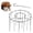 No Slot Type-1PCS, variant on Stainless Steel Air Fryer Skewer Rack, Vertical BBQ Kabob Stand with 24 Non-Stick Hanging Skewers, Rotisserie Rack for Air Fryer Oven Grill, Cooking for Meat & Veggies