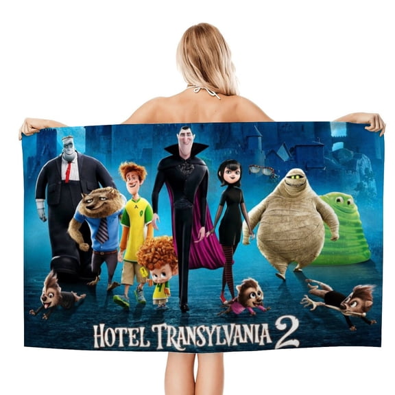 hotel transylvania Gifts Beach Towel for Women Girl Birthday Inspired Fan Bath Outdoor Music Lover
