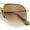 Gold Green - Brown, variant on Oversized Iconic Plastic Nose Bridge Rectangle Officer Racer Sunglasses Black - Smoke