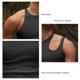 thumbnail image 5 of Camisa hueca con hombros sin mangas, chaleco irregular de color puro, camiseta amigable con la piel para hombres, 5 of 6
