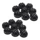 thumbnail image 1 of Wire Conectores Cuadrados de PlÁStico para la Unidad de EstanterÍA de Almacenamiento Cuadrado, Organizador Modular de Armarios y Rejillas de Alambre, Juego de 16 (Negro), 1 of 5