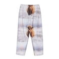 thumbnail image 4 of Kdxio Women's Comfy Stretch YakPrint Drawstring Pajama Pants-Small, 4 of 9