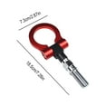 thumbnail image 3 of High-Strength Alloy Car Front Bumper Pull Ring, Durable Tow Hook for Vehicle Modification & Emergency Trailer Rescue, Knock-Resistant Design (1 Piece), 3 of 8