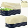 thumbnail image 6 of Winter Planter Covers, Rectangular Plant Covers Freeze Protection, Planter Frost Cover, 1Pcs Outdoor Planter Covers for Winter, Reusable Plant Covers Green 39.3x15.7x19.6 In, 6 of 9