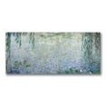 thumbnail image 2 of Trademark Fine Art Claude Monet Waterlillies Morning II Canvas Wall Art - 14x32, 2 of 3