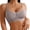 Purple, variant on Womens Lace Patchwork Bra Comfortable Push Up Ruffled Edge Lightweight Wire Free Daily Bras