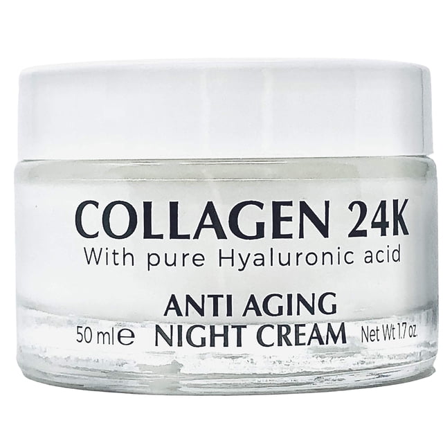 Crema de noche Delfanti-Milano COLLAGEN 24K antienvejecimiento con ácido hialurónico