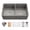 Gray, variant on Houzer Aspire 33 in White Fireclay Apron Front Farmhouse 50/50 Double Bowl Workstation Sink with Accessories - PTW-3320SD WH