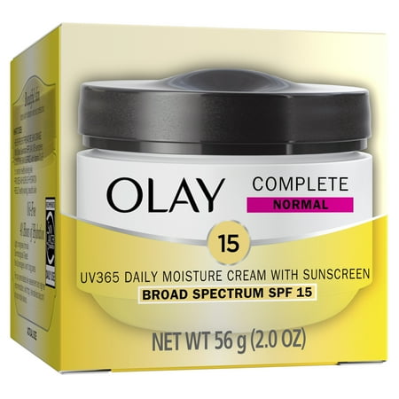 Olay Complete Cream Moisturizer with SPF 15 Normal, 2.0 oz