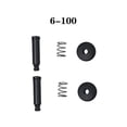 thumbnail image 1 of 2 Set Grinder Lock Button Replacement Parts Black For Bosch GWS6-100 Power Tools, 1 of 8