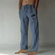 thumbnail image 1 of Pantalones largos para hombre, moda, estampados, casuales, cintura elástica con bolsillo, pantalones deportivos, pantalones de poliéster para hombre., 1 of 4