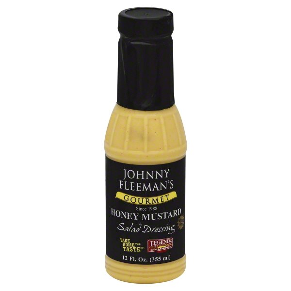 Johnny Fleeman's Gourmet Honey Mustard Salad Dressing 12 fl. oz. Jar