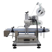 Automatic Desktop Conveyor Table Plane Labeling Machine Bottle Label Maker Labeler Applicator 110V 25-50PCS/min