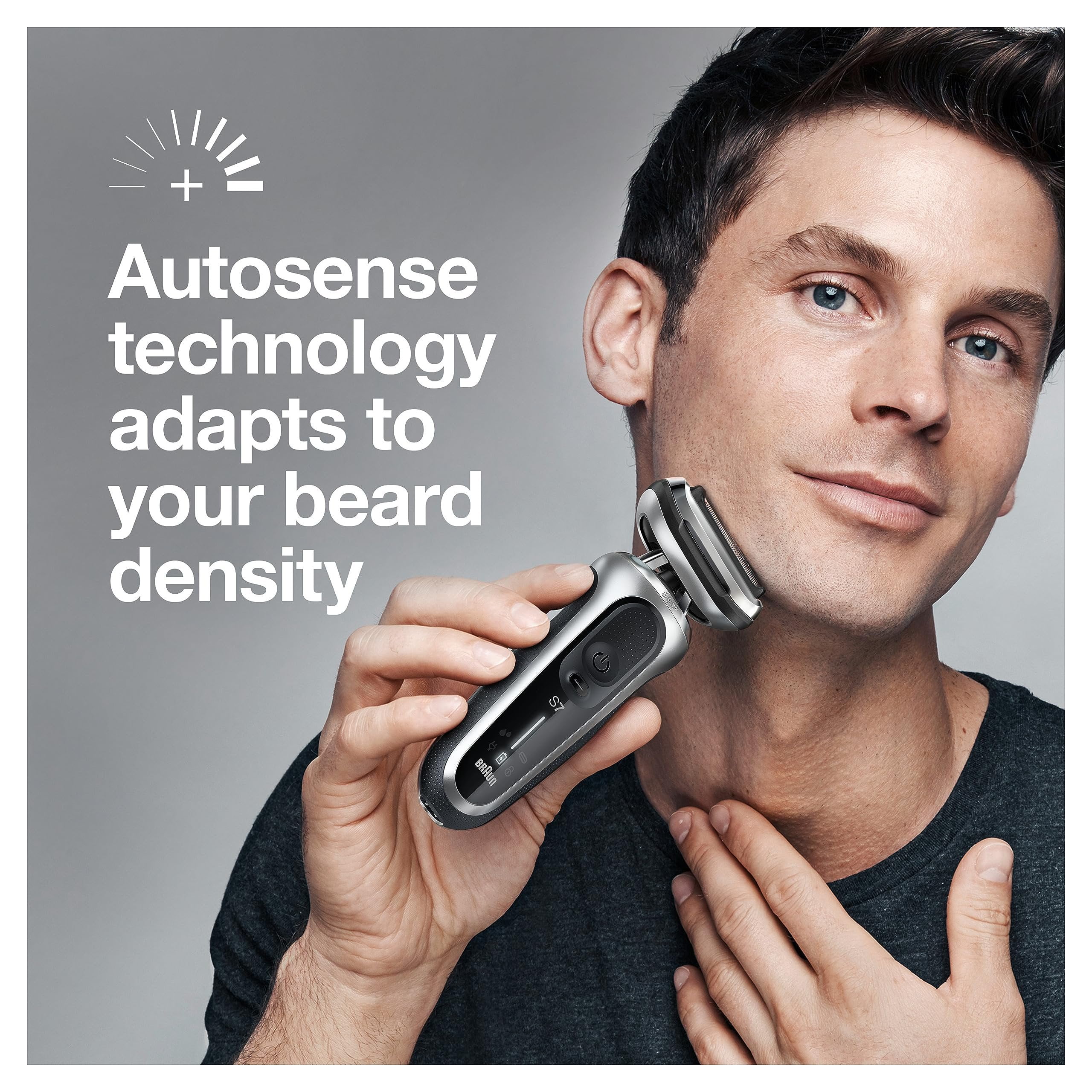 脱毛・除毛 Braun Series 7 Men's Shaver Series 7 Electric Shaver with SmartCare Center, Stubbler