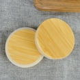 thumbnail image 5 of NOVELAR Natural Wood Canning Lids, Set of 5 Sizes up to 4 Inches, Secure Fit for Preserving and Gift Packaging, 5 of 7