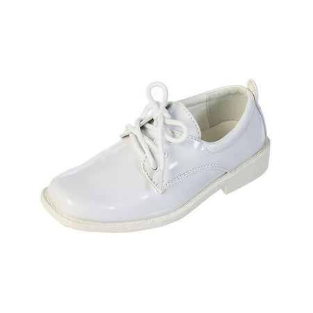 Avery Hill Patent Special Occasion Formal Oxford Dress Shoes - Available in White or Black