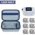 thumbnail image 2 of JJEAN-Case Compatible with Brother for P-Touch PTM95/ PT90/ PT45M Handy Label Maker, Storage Holder Carrying Organizer Bag for Label Tapes, AC adapter, Charging Cables, Batteries- Gray (Box Only), 2 of 4