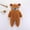Brown, variant on Herrnalise Newborn Baby Winter Girls Boys Clothes Warm Animal Bear Ears Overall Rompers Hooded Jumpsuit clearance under $10 !