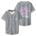 thumbnail image 6 of Alexandra Kay Merch Feminine Energy Baseball Jersey Tee Merch Unisex V-Neck Summer Button Baseball T-Shirt, 6 of 11