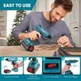thumbnail image 3 of Doulami 100W Cordless Hot Glue Gun with 2.5A Battery and 40 Pcs Glue Sticks Perfect for Crafts, 3 of 11
