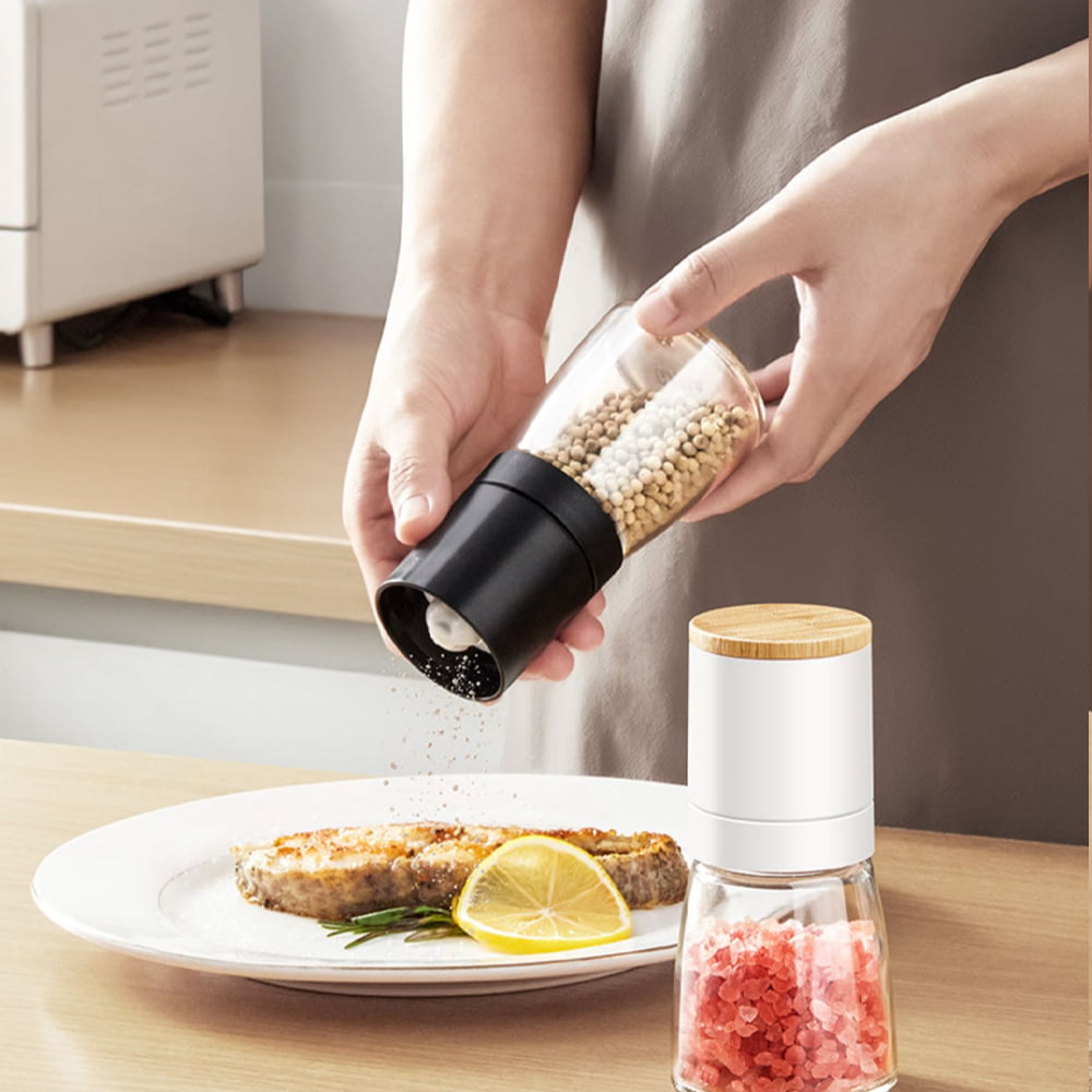 Myle Mini Stainless Steel Salt and Pepper Grinder Set 2 in 1, Adjustable  Coarseness Ceramic Grinder, Portable Handy Spice Pepper Mill Shaker for  Travel, Breakfast, BBQ - Coupon Codes, Promo Codes, Daily